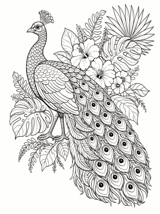 20 Colourful Birds of the World Colouring Book– Volume 1