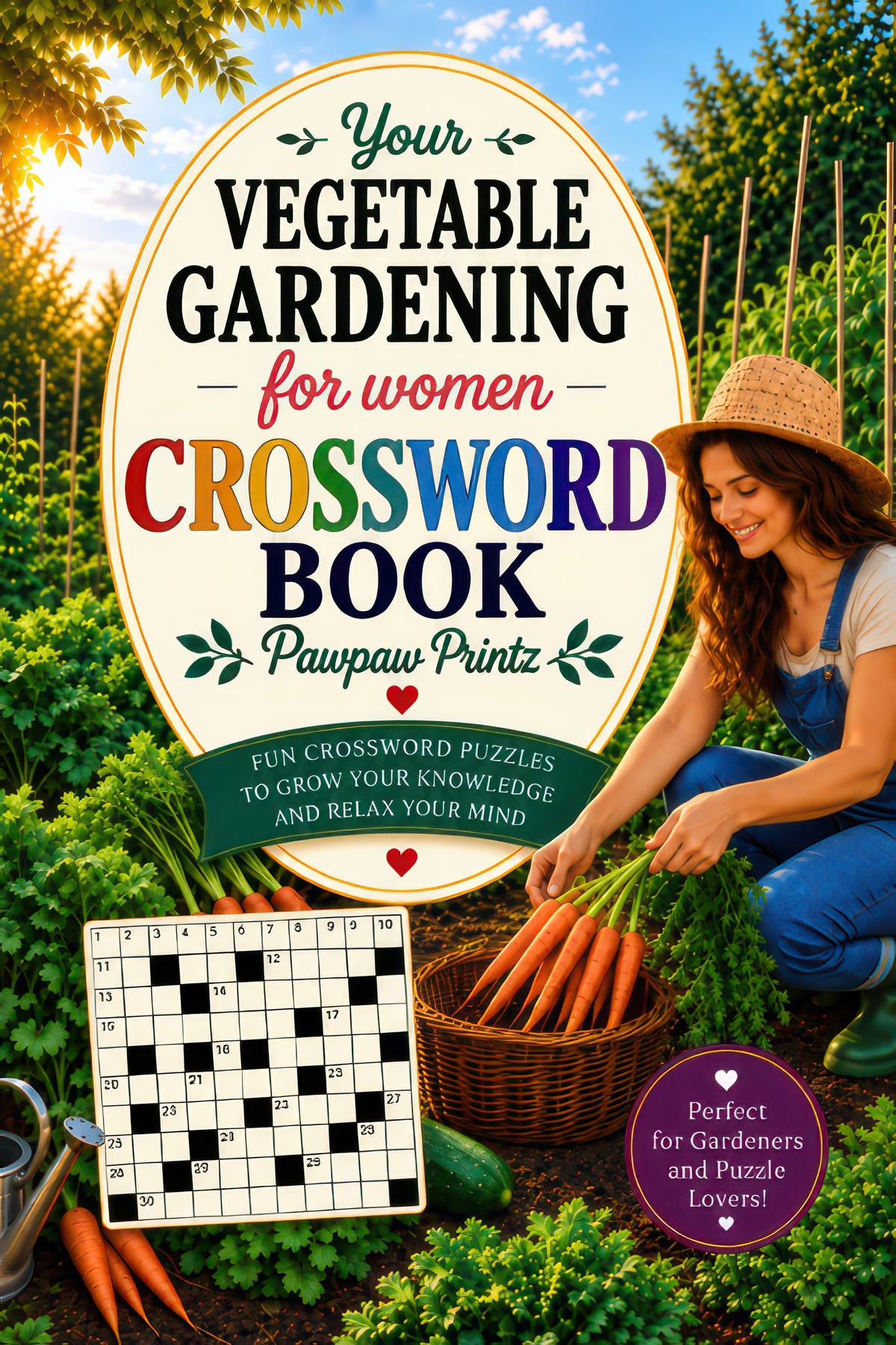 Your Vegetable Gardening for Women Crossword Puzzle Book