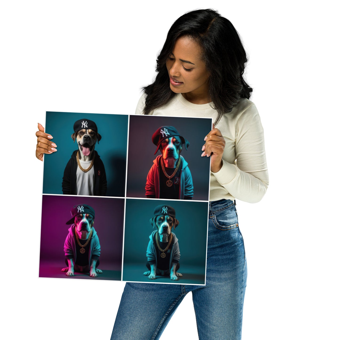 NY Montage Poster Print