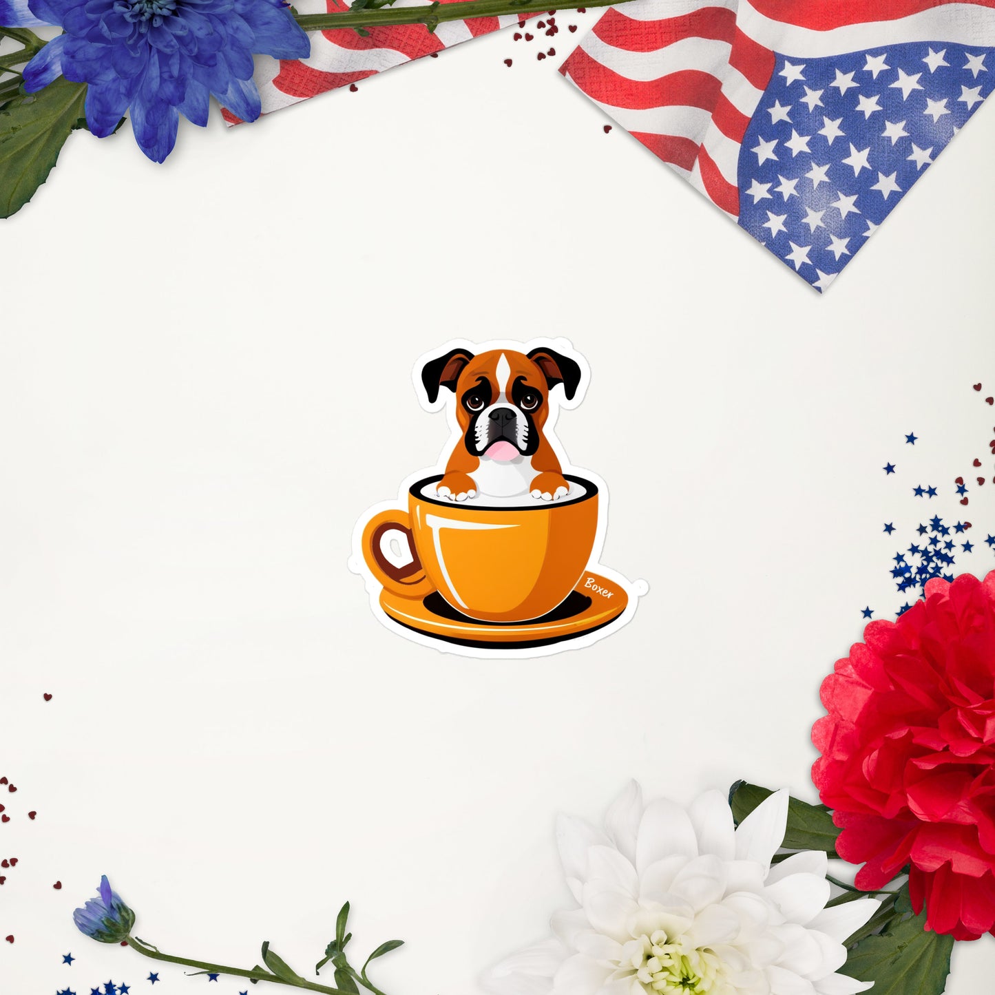 Boxer Bubble-free stickers