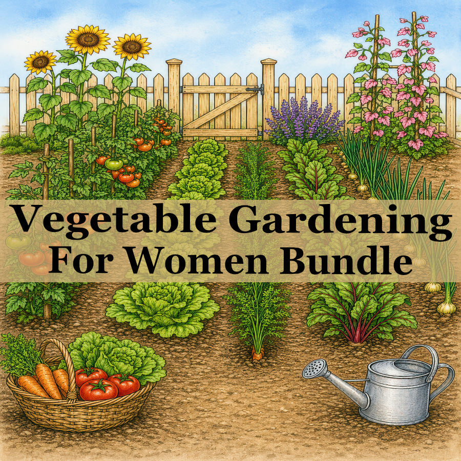 6 Bundle: Vegetable Gardening All