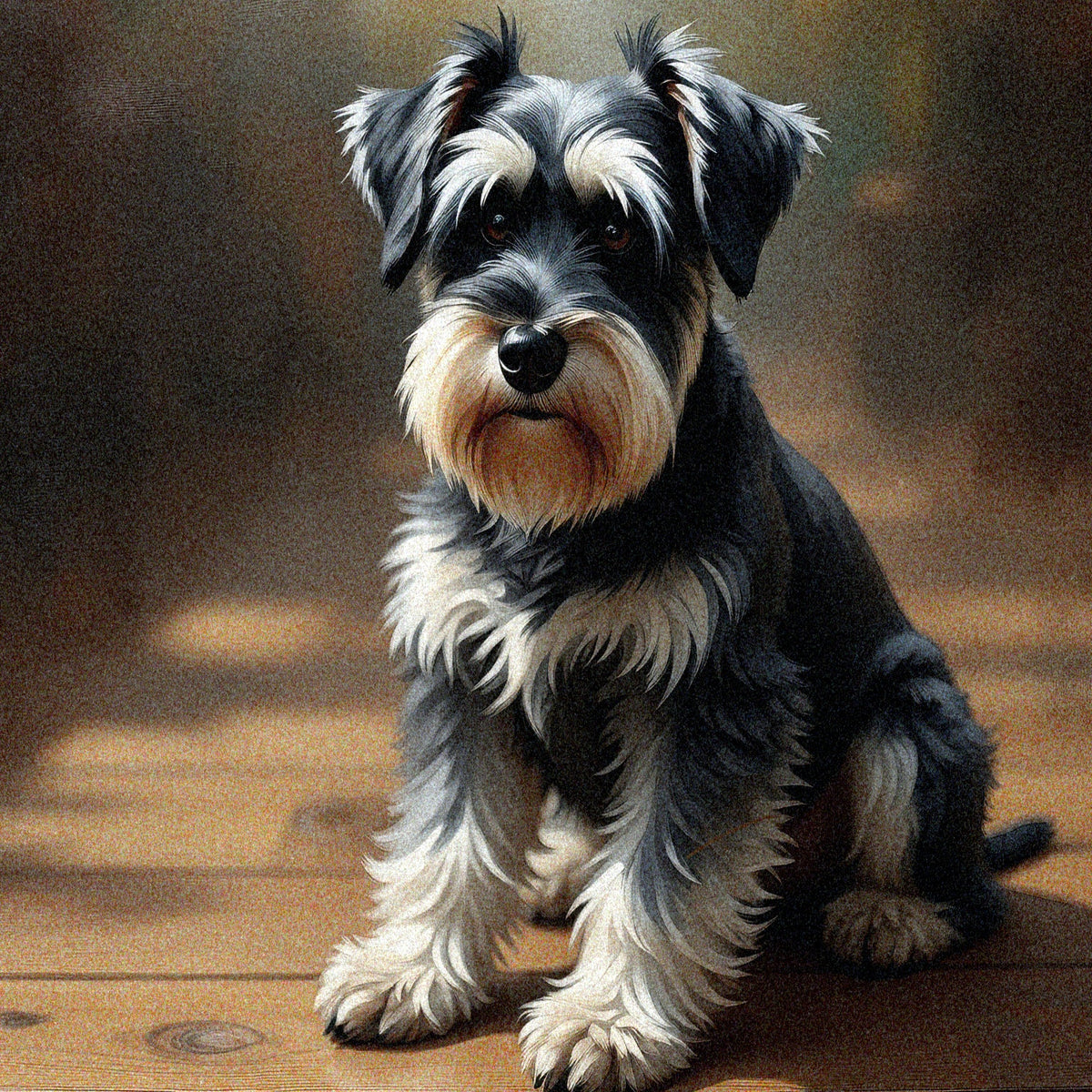 Wall Art - Miniature Schnauzer