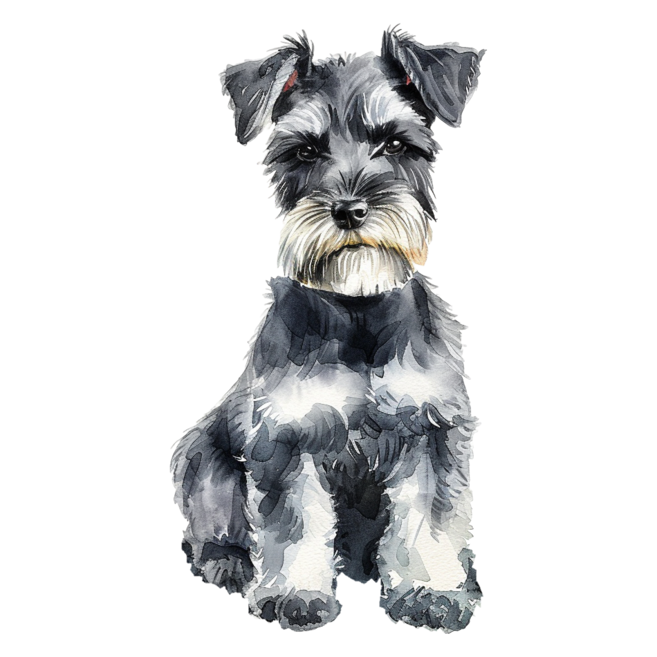 Tote Bags - Miniature Schnauzer