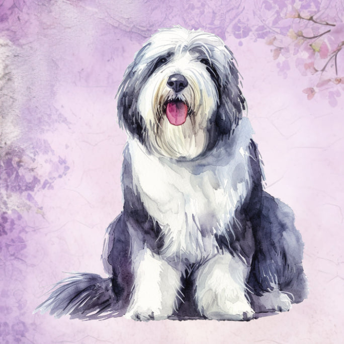 Wall Art - Old English Sheepdog