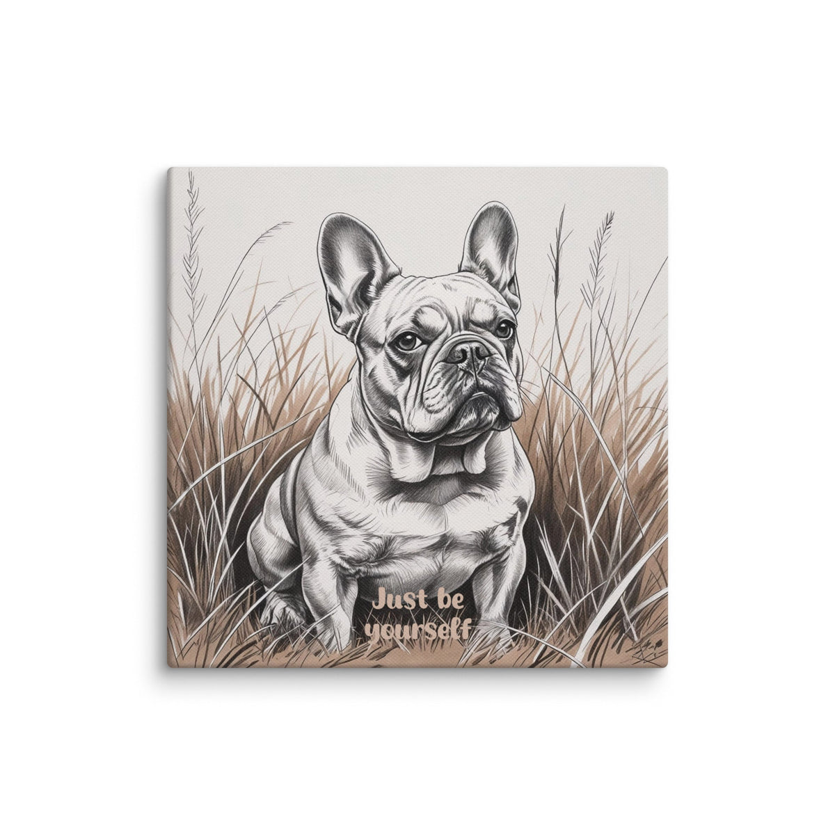 Wall Art - French Bulldog Canvas
