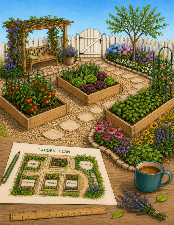 Your Vegetable Gardening for Women Colouring Book