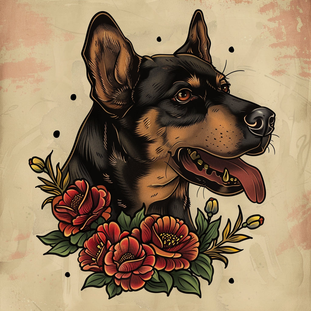 Bitsa 2 Tattoo Poster Print