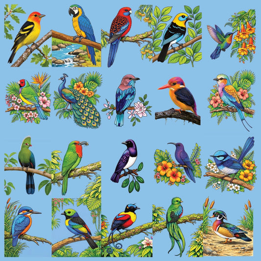 Your 20 Colourful Birds of the World: Volume 1 Bundle