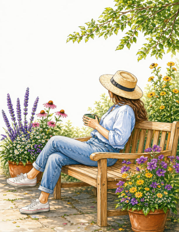 Your Vegetable Gardening for Women Colouring Book