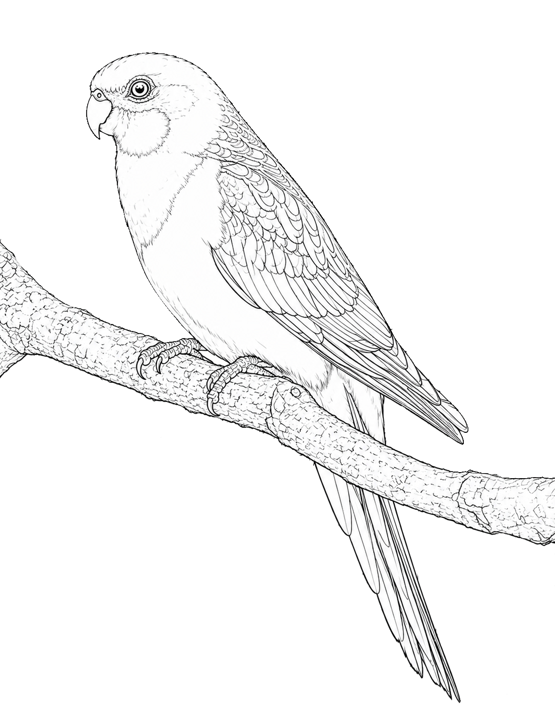 20 Colourful Birds of the World v 2 Wall Art Greyscale Print-36x36x300