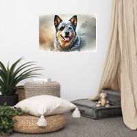 Australian Cattle Dog 9 Poster Print