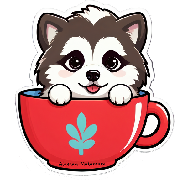 Alaskan Malamute Bubble-free sticker