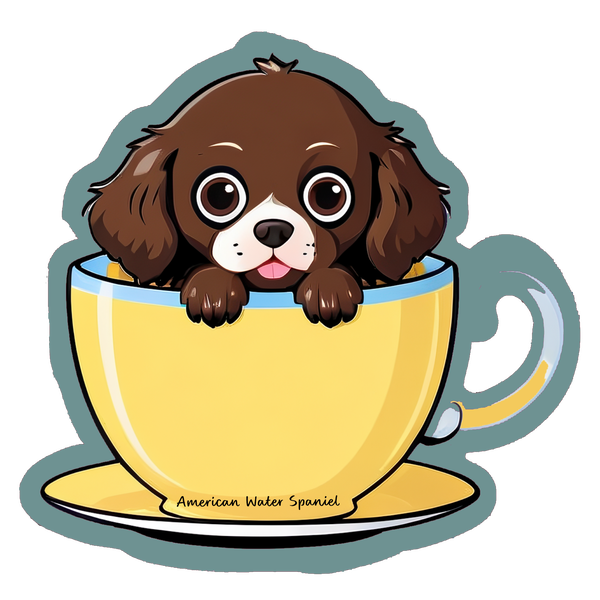 American Water Spaniel Bubble-free stickers