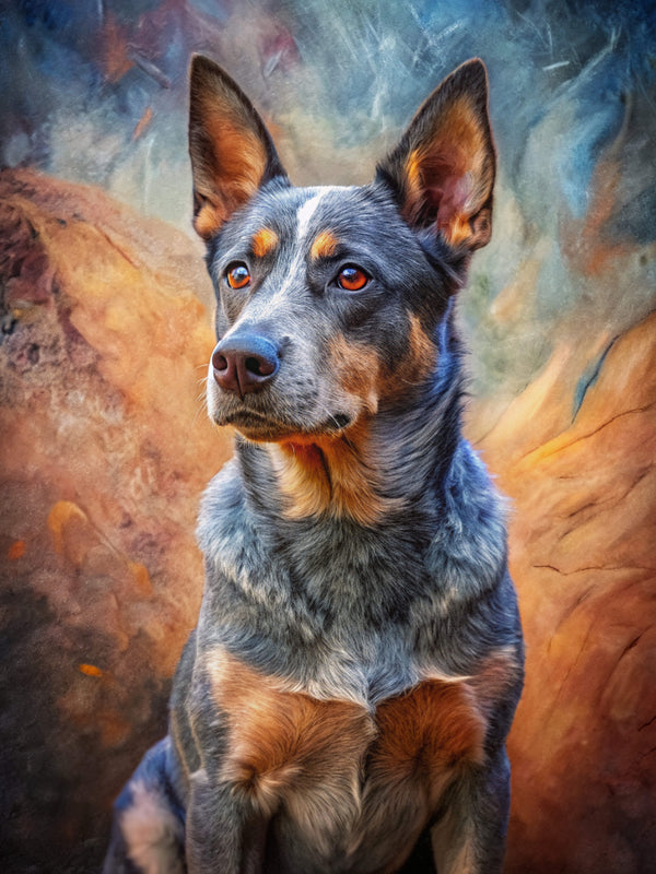 Australian Cattle Dog 2 Poster Print