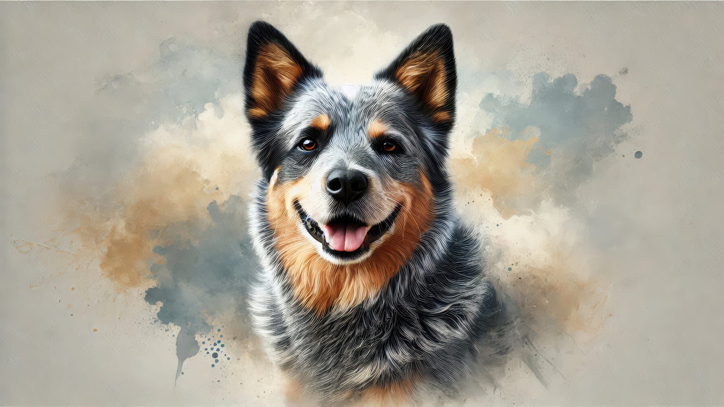 Australian Cattle Dog 9 Poster Print
