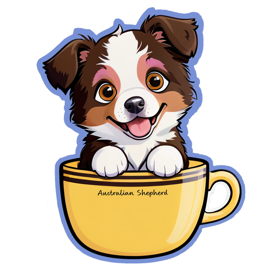 Australian Shepherd Bubble-free sticker