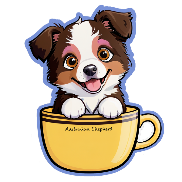 Australian Shepherd Bubble-free sticker