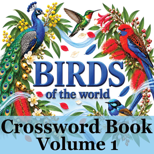 Your 20 Colourful Birds of the World Crossword Puzzle Book Volume 1