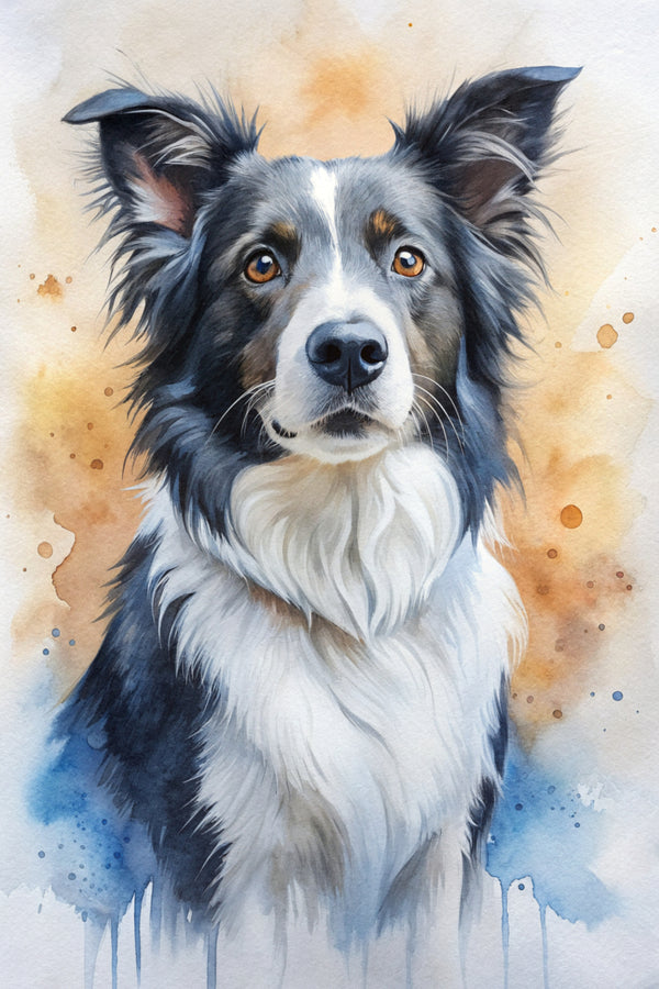 Border Collie 2 Poster Print
