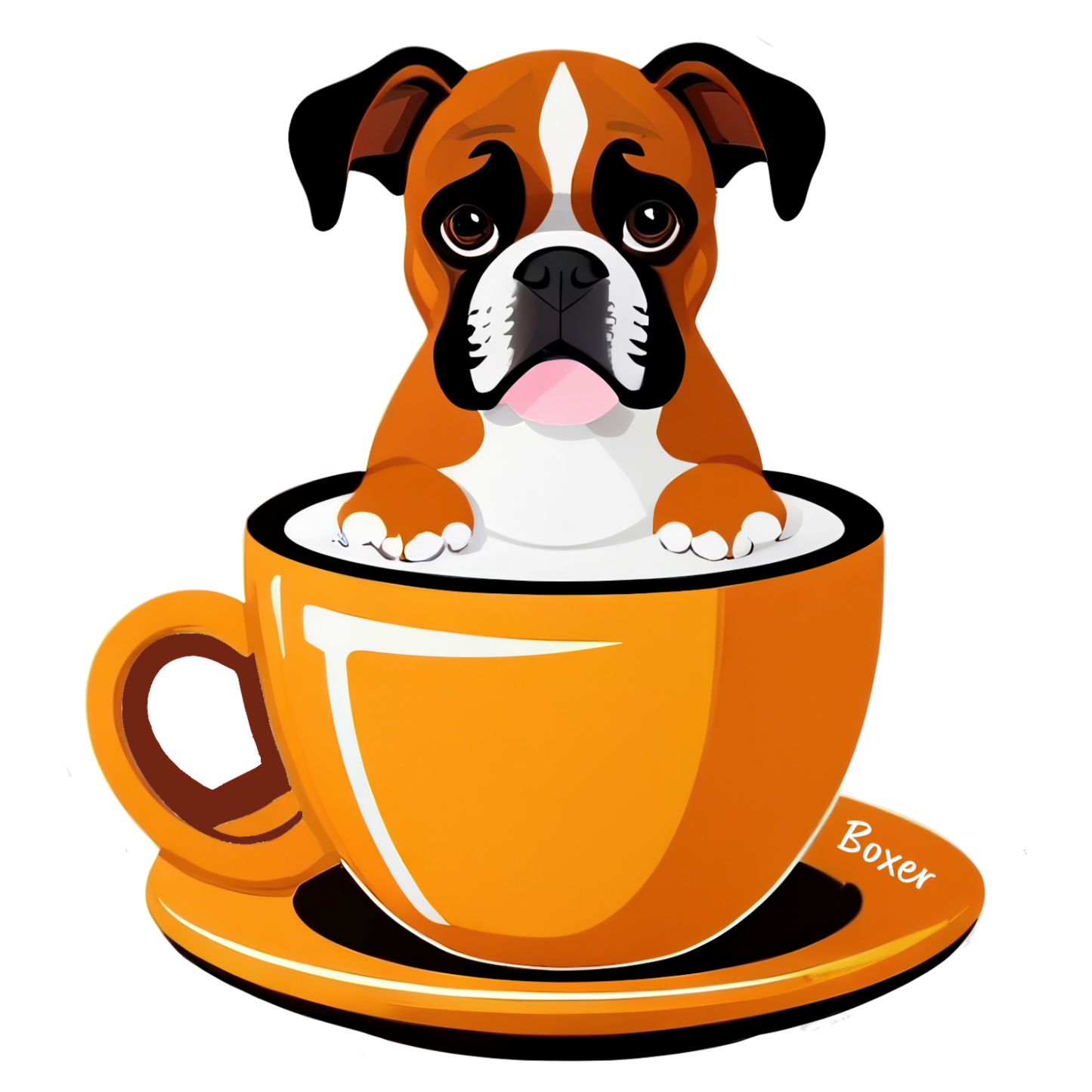 Boxer Bubble-free stickers