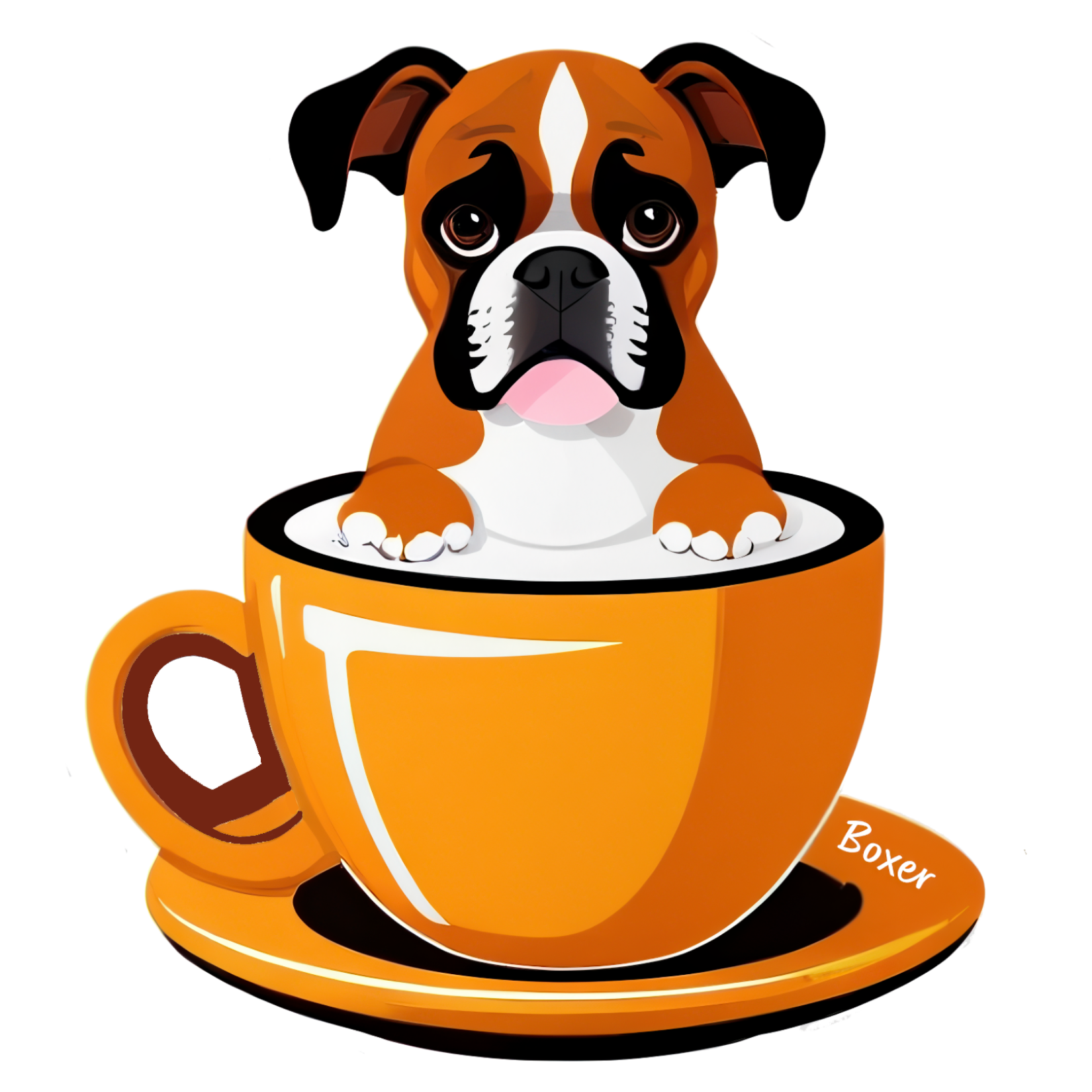 Boxer Bubble-free stickers