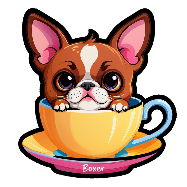 Boxer Bubble-free sticker