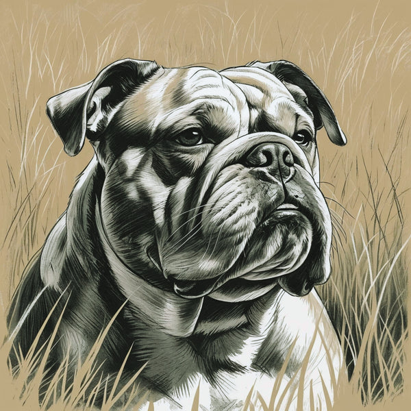 Bulldog Poster Print