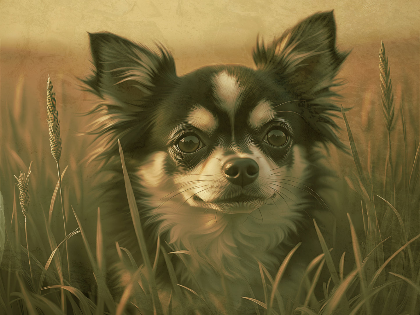 Chihuahua 1 Film Grain Poster Print