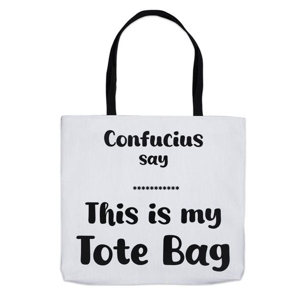 Confucius Tote Bag