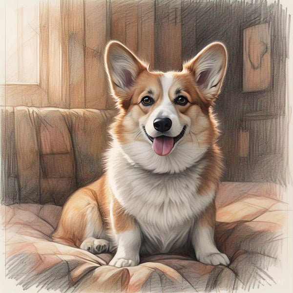 Corgi Basic Pillow