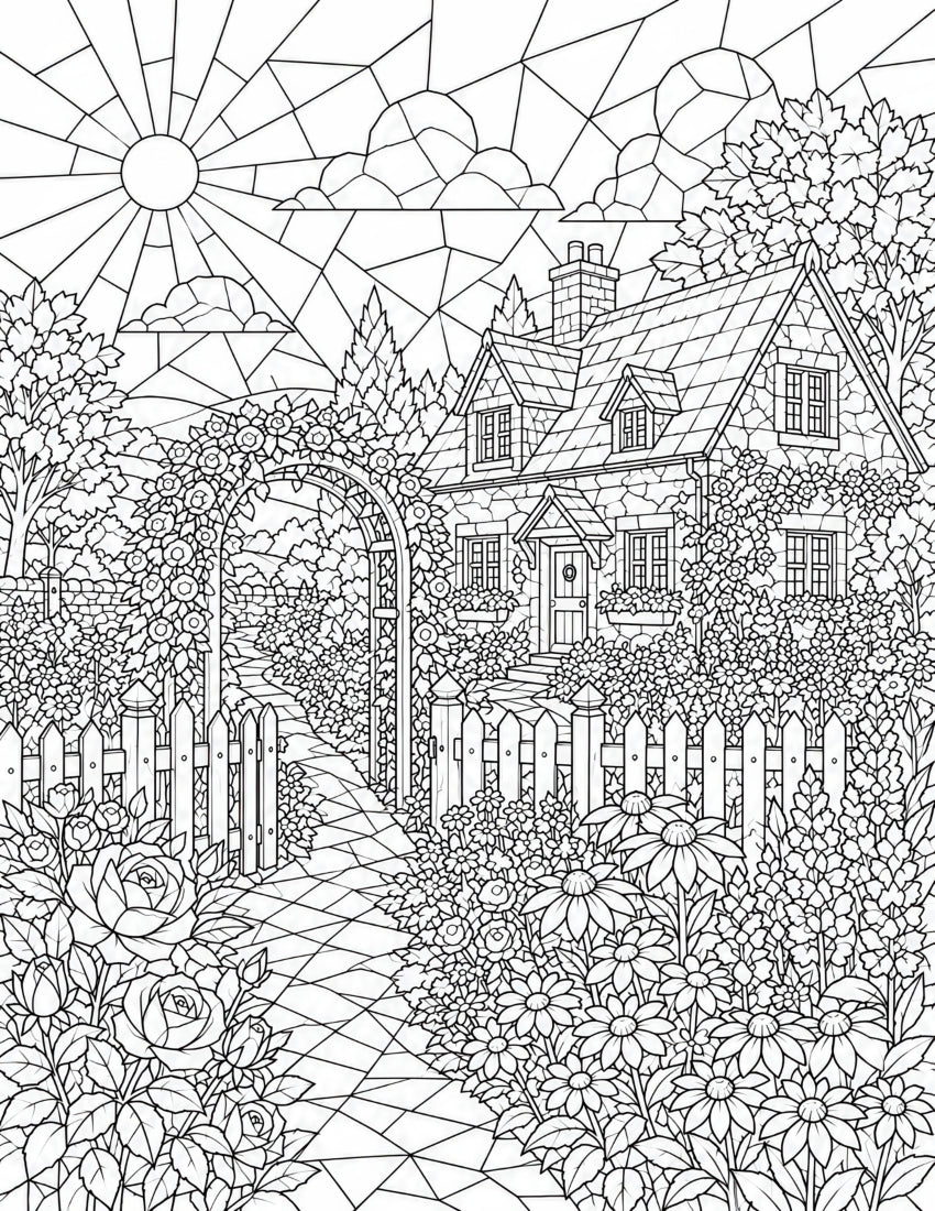 Cottage Garden-8.5x11x300