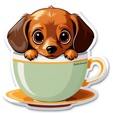 Dachshund Bubble-free sticker