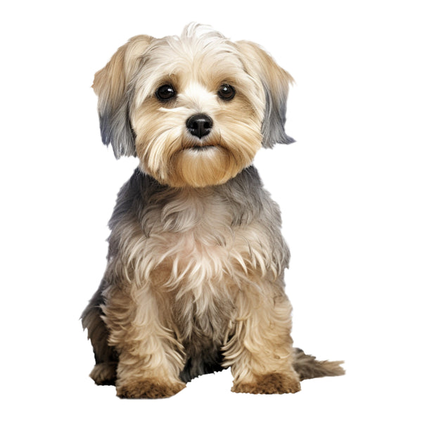 Dandie Dinmont white glossy mug