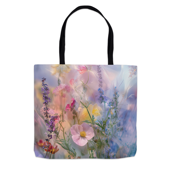 Dreamy Wildflower Meadow Tote Bags