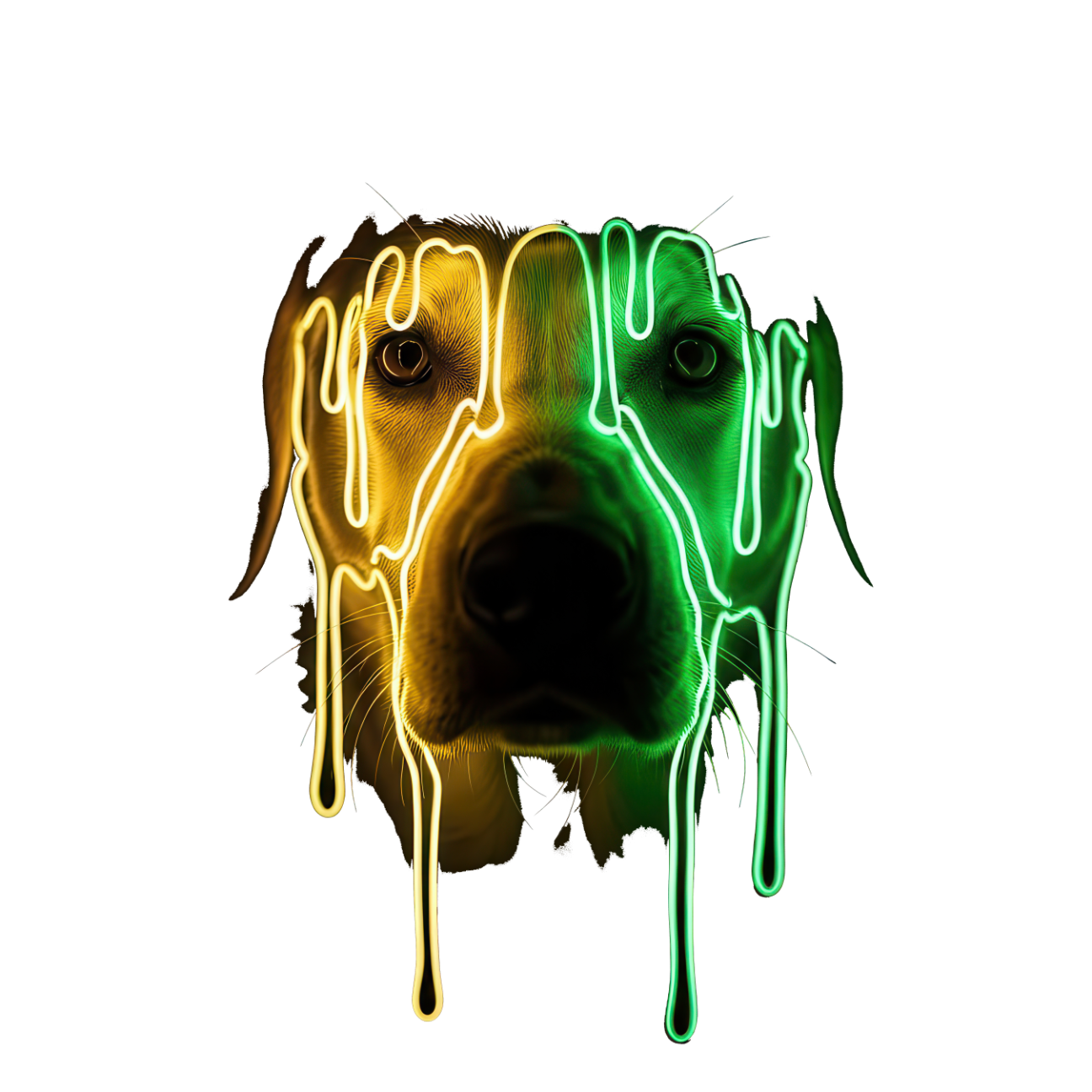 Dripping Neon Unisex t-shirt