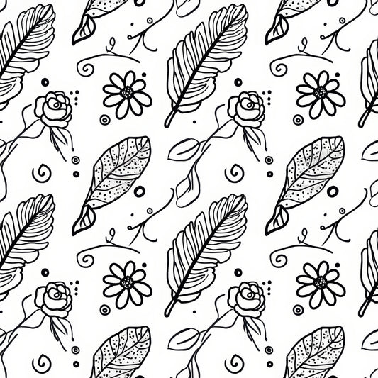 Feathers-12x12x300