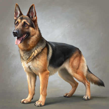 German Shepherd Poster Preint