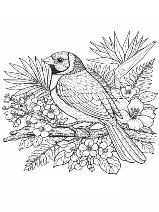 20 Colourful Birds of the World Colouring Book– Volume 1