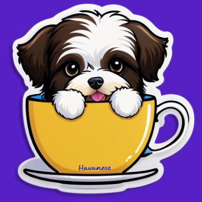Havanese Bubble-free stickers