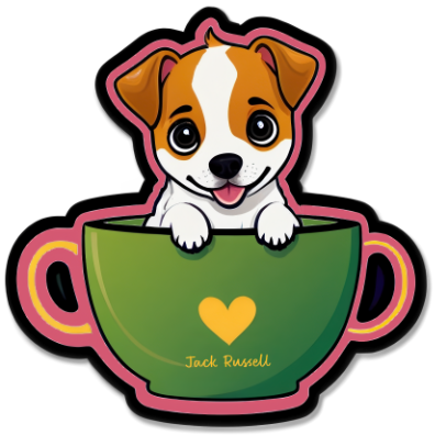 Jack Russell Bubble-free sticker