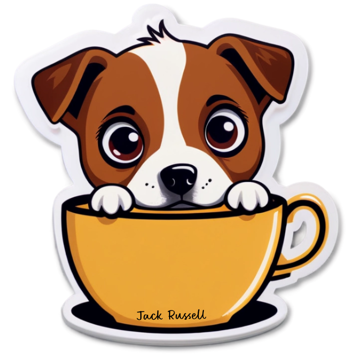 Jack Russell Bubble-free sticker