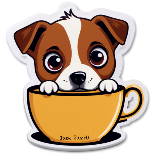 Jack Russell Bubble-free sticker