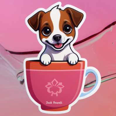 Jack Russell Bubble-free sticker