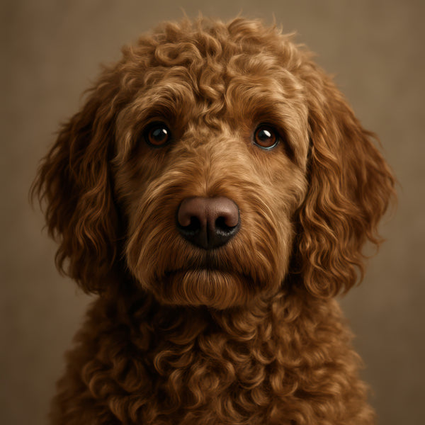 Labradoodle White glossy mug