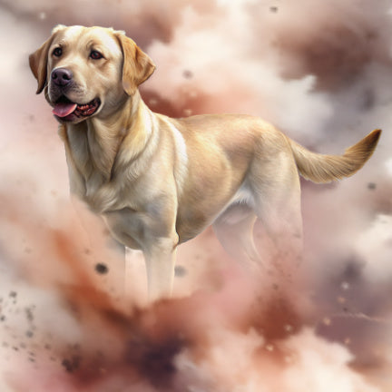 Labrador Retriever White glossy mug