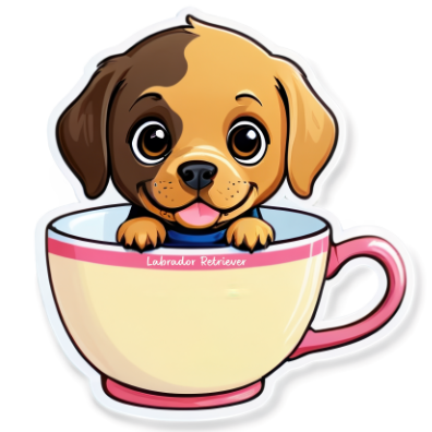 Labrador Retriever Bubble-free sticker