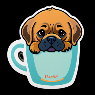 Mastiff Bubble-free sticker