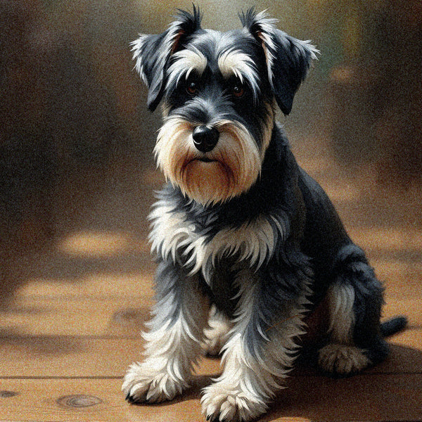 Miniature Schnauser Poster Print