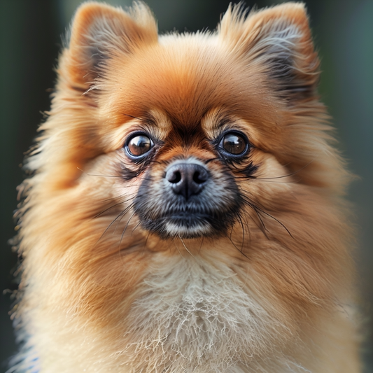 Pomeranian Portrait Poster Print