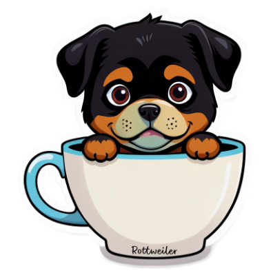 Rottweiler Bubble-free sticker